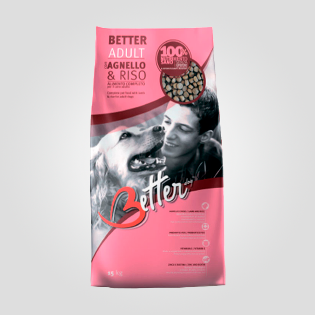 Корм сухой Better Dog Lamb&Rice для взрослых собак с ягненком и рисом 15 кг (20505573)
