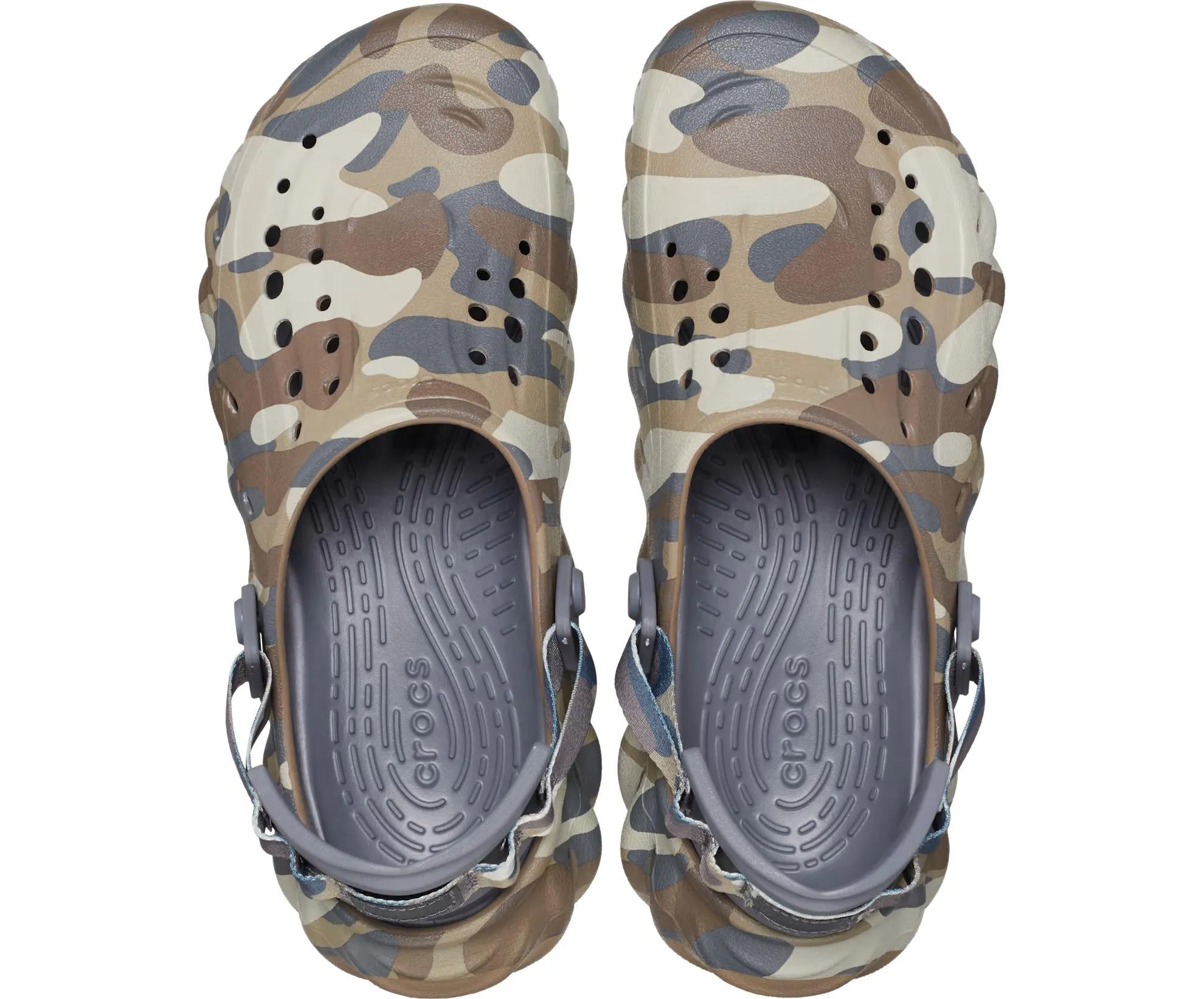 Сабо Crocs Echo Camo Redu Clog M16 р. 51/33 см Charcoal (19333185) - фото 4