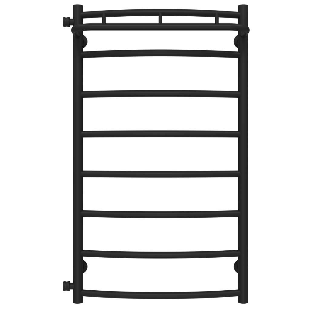 Полотенцесушитель водяной Deffi Классик N П8 боковое левое подключение нержавеющая сталь 500x900 мм Черный (C.KN.90.50.8.BB)