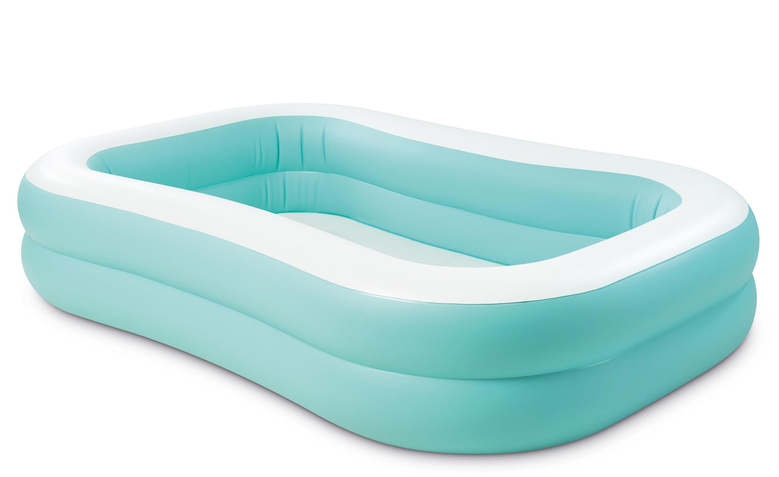 Бассейн детский надувной Intex 229х147х46 см Зеленый