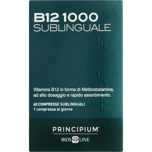 Метилкобаламін Bios Line Principium B12 1000 Sublingual 60 Tabs