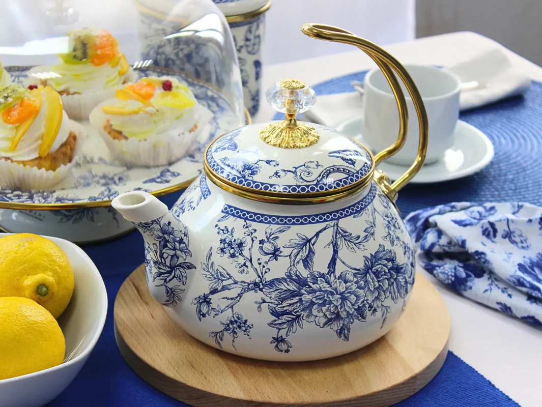 Чайник эмалированный BUTTERFLY Elmani с крышкой 2,2 л - фото 6