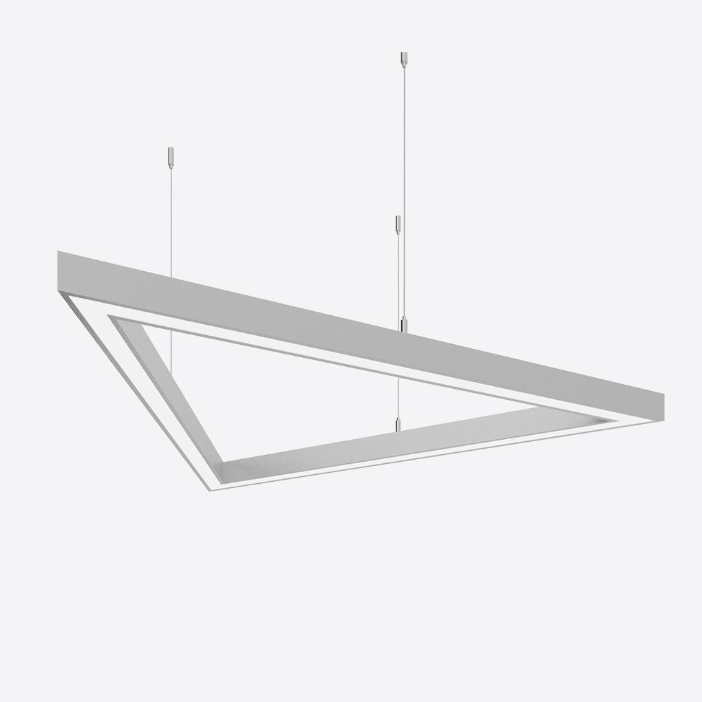 Светильник светодиодный управляемый X-LED 90 Вт треугольник 3x680 мм (LSNTri-90d)