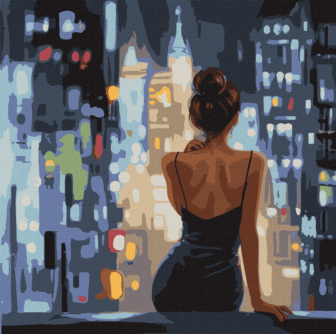 Набір для розпису по номерах Ideyka Кінець вечірки КНО8579 40x40 см (MTT-199305)