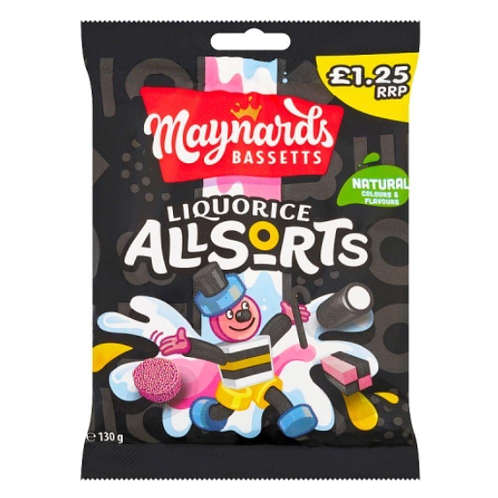 Конфеты лакрические Maynards Bassetts Liquorice Allsorts 130 г (2332947778)