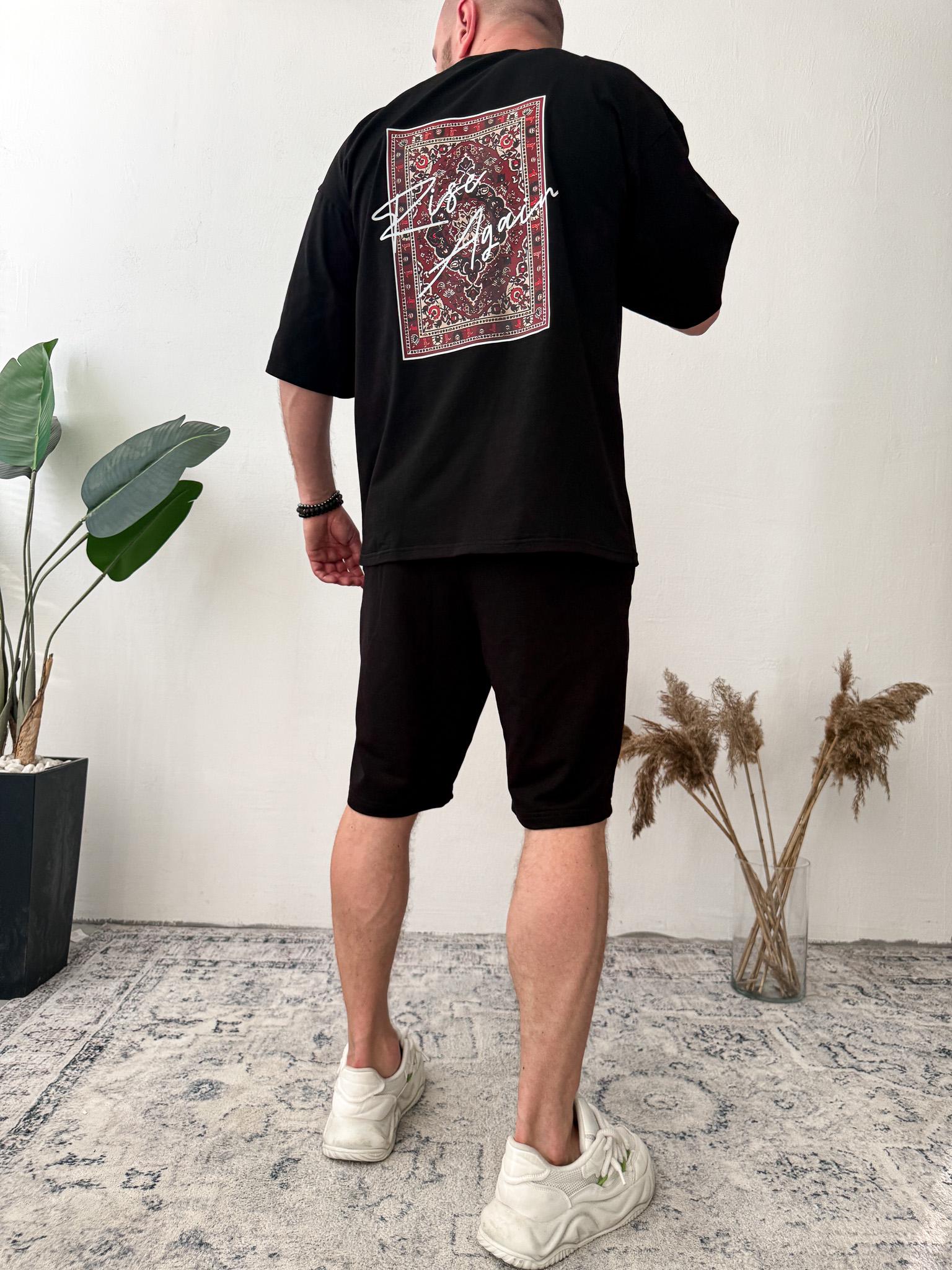 Прогулянковий костюм 53-218 XXL Чорний (40078) Прогулянковий костюм 53-218 XXL Чорний (40078)