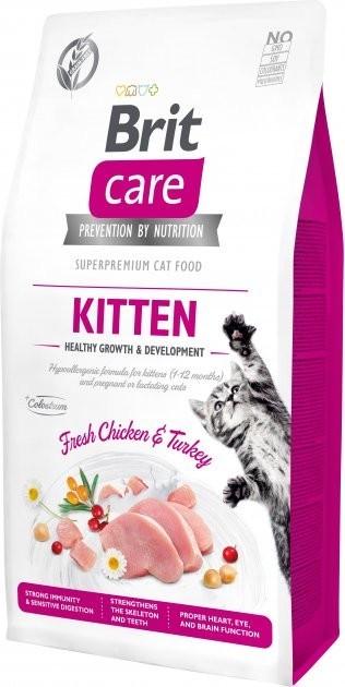 Корм сухой для котят Brit Care Cat GF Kitten Growth & Development 7 кг (11237003)