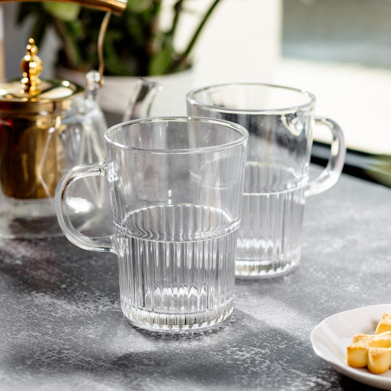 Набор стеклянных чашек Lirmartur 2 шт по 500 мл (HP-YH-70) - фото 2