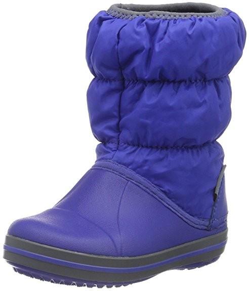 Сапоги зимние детские Crocs Kids Winter Puff Boot р. С10/EUR 27-28 Cerulean Blue/Light-grey (7258355) - фото 2