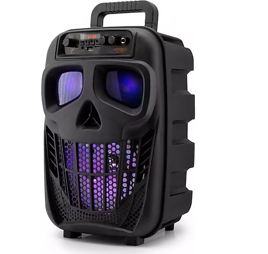 Колонка акустическая портативная KIMISO QS-1803 60 Вт 12 4000 мАч BT Bluetooth с FM-приемником в форме черепа 60х40х33 см
