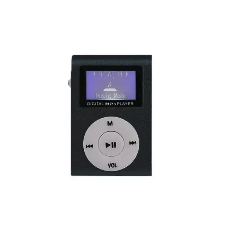 MP3-плеер портативный мини c дисплеем MicroSD Черный (1850028786) - фото 5