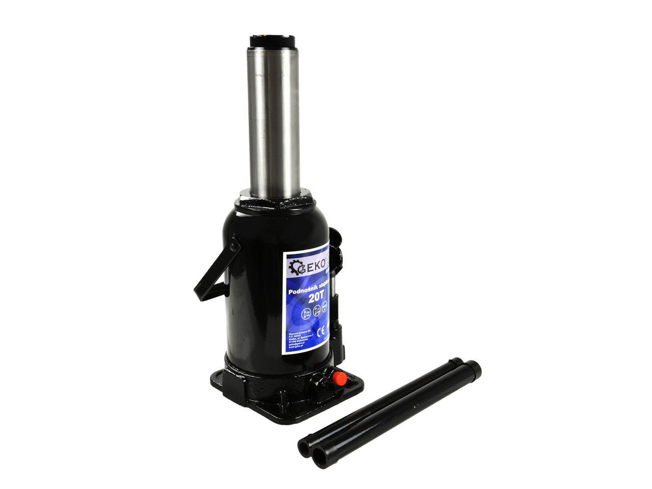 Домкрат гідравлічний GeKo пляшковий 20 тонн (G01056) - фото 3 Домкрат гідравлічний GeKo пляшковий 20 тонн (G01056) - фото 3