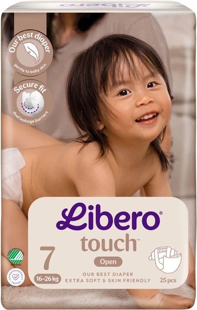 Підгузки для дітей Libero Touch 7 16-26 кг 25 шт.