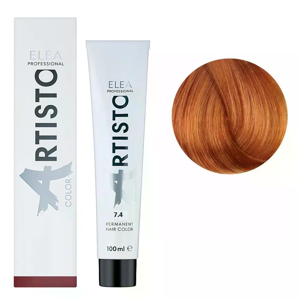 Крем-краска для волос Elea Professional Artisto Color 7.4 Медно-русый 100 мл