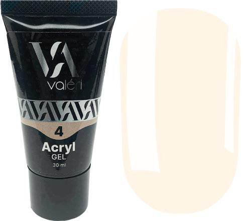 Полигель Valeri Acryl Gel 30 мл №04 Nude-peach
