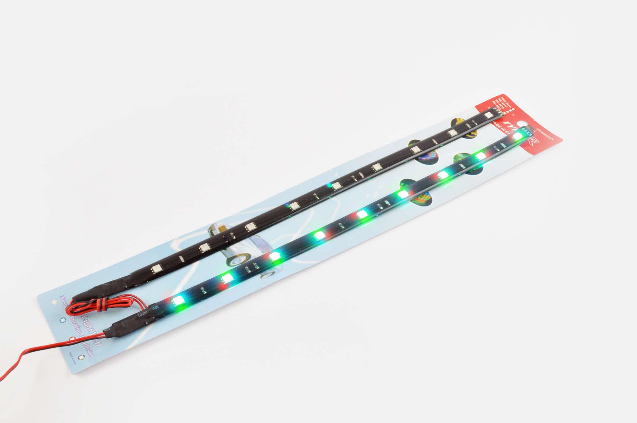 Лента светодиодная SMD 5050 RGB 9 кристаллов 30 см TYPE-R (S-1722)