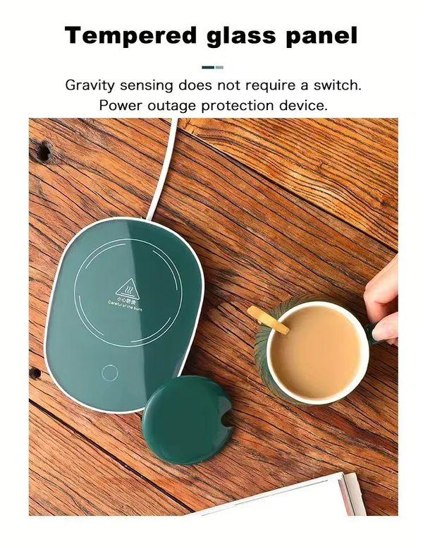 Чашка керамическая подарочная с USB-подогревом 350 мл Зеленый (ДИ-80) - фото 5 Чашка керамическая подарочная с USB-подогревом 350 мл Зеленый (ДИ-80) - фото 5