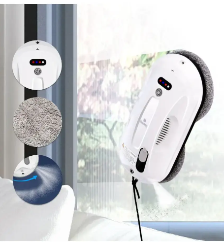 Робот-мойщик для окон 80 Вт Белый - фото 2 Робот-мойщик для окон 80 Вт Белый - фото 2