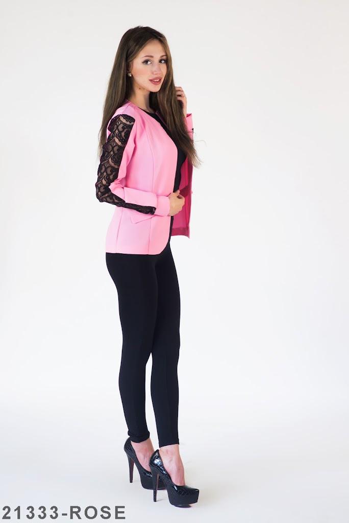 Пиджак женский Podium Darline 21333-ROSE XXL Розовый - фото 3