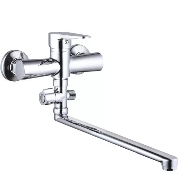 Смеситель для ванны Wezer PUD6-B045 с воронкой Хром (2487887404) Смеситель для ванны Wezer PUD6-B045 с воронкой Хром (2487887404)