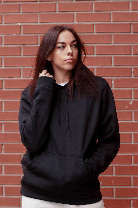 Худи BAZA флис XL Black