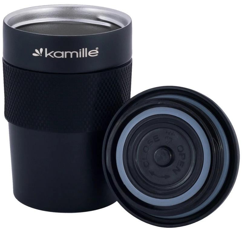 Термос Kamille Felice с TPR вставкой 360 мл - фото 3 Термос Kamille Felice с TPR вставкой 360 мл - фото 3