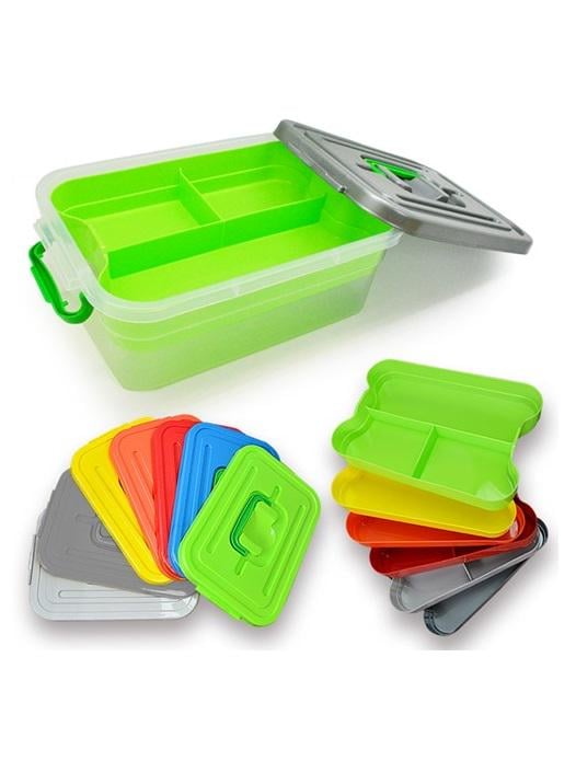 Ящик со съемной полкой PB-478 3,8 л 19,5х28х10,5 см - фото 2 Ящик со съемной полкой PB-478 3,8 л 19,5х28х10,5 см - фото 2