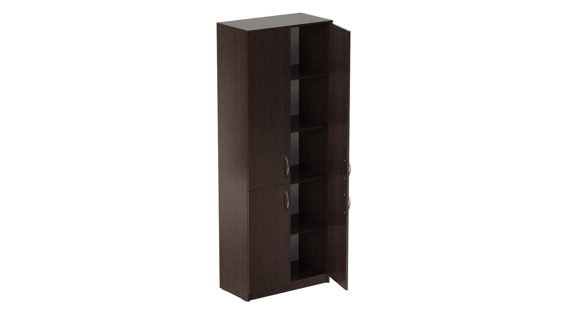 Шкаф Ferrum-decor Анжело на 5 полок с 4 дверями ДСП 16 мм 900x700x380 мм Венге Магия (FRD-105039) Шкаф Ferrum-decor Анжело на 5 полок с 4 дверями ДСП 16 мм 900x700x380 мм Венге Магия (FRD-105039)