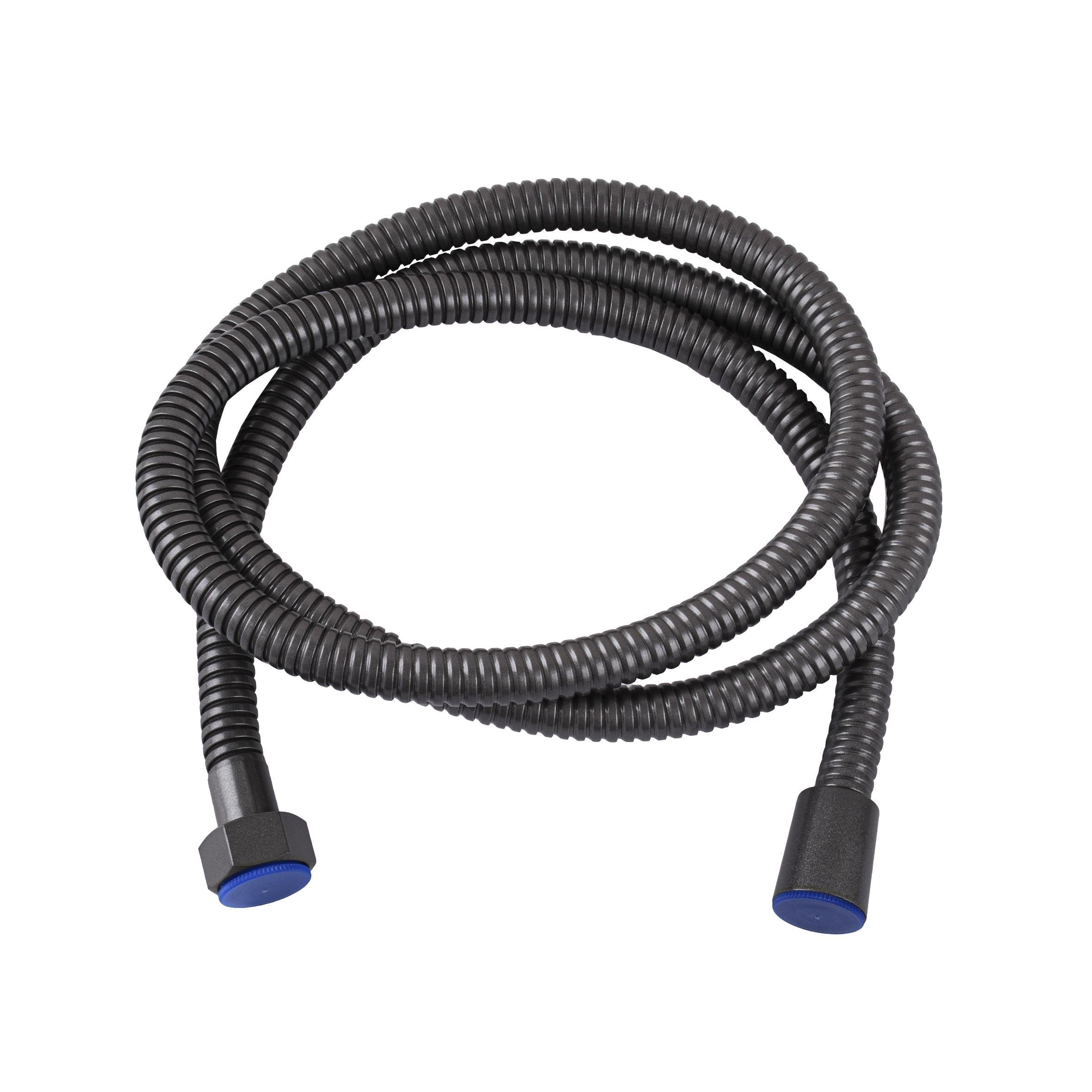 Шланг для душа в металлической оплетке Globus Lux NH-01-GP-150 000027890 1500 мм Графитовый (231208)