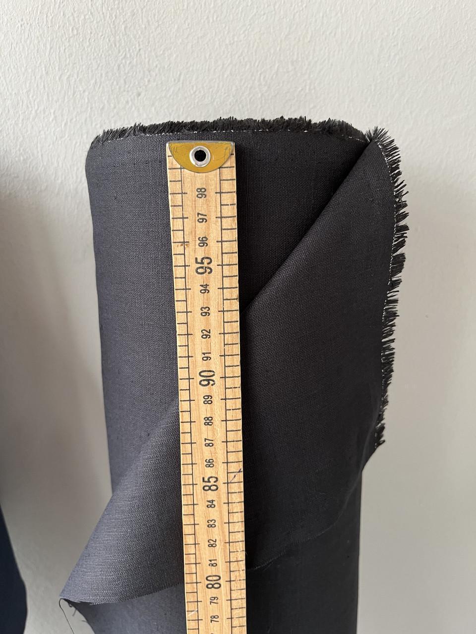 Ткань LINEN PLUS 52% льна и 48% хлопка 143 см 147 Черный - фото 3 Ткань LINEN PLUS 52% льна и 48% хлопка 143 см 147 Черный - фото 3