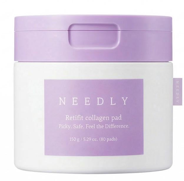 Тонер-педы с коллагеном для увлажнения и упругости Needly Retifit Collagen Pad 80 шт.