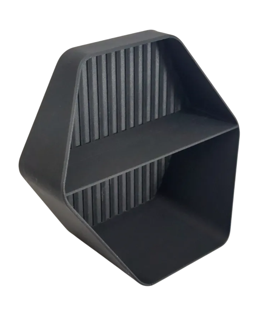 Поличка соти пластик Чорний (813)