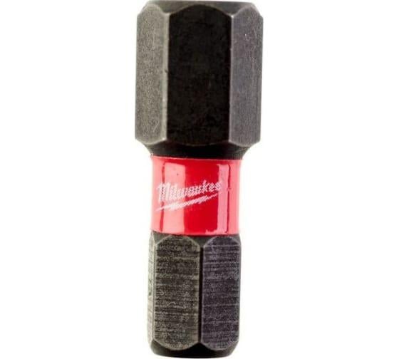 Біта Milwaukee Shockwave Impact Duty Hex 8x25 мм 2 шт.(4932430898)