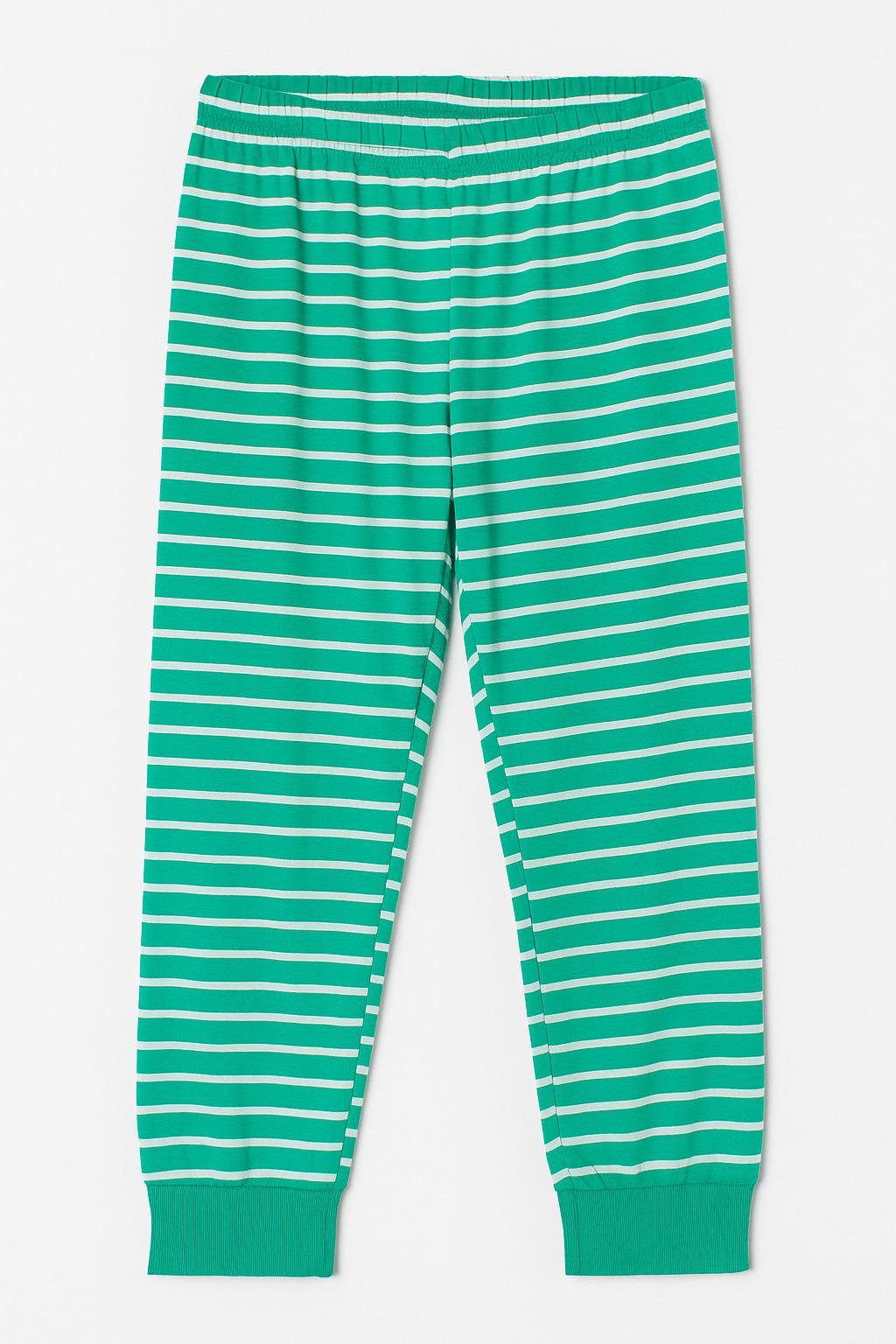 Брюки PRIMARK 4574306 Полоски 122 см Зеленый