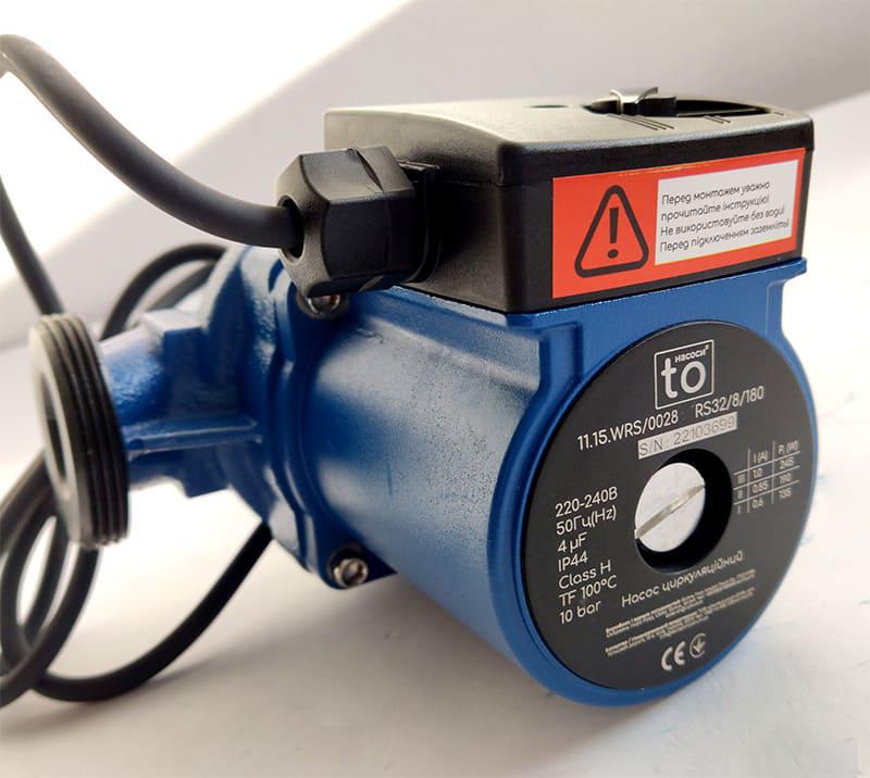Циркуляційний насос toНАСОСИ 32/8 180 мм (RS-11.15.WRS/0028) - фото 3 Циркуляційний насос toНАСОСИ 32/8 180 мм (RS-11.15.WRS/0028) - фото 3