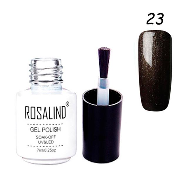 Гель-лак для ногтей Rosalind 7 мл 23 Шоколад Шиммер - фото 1