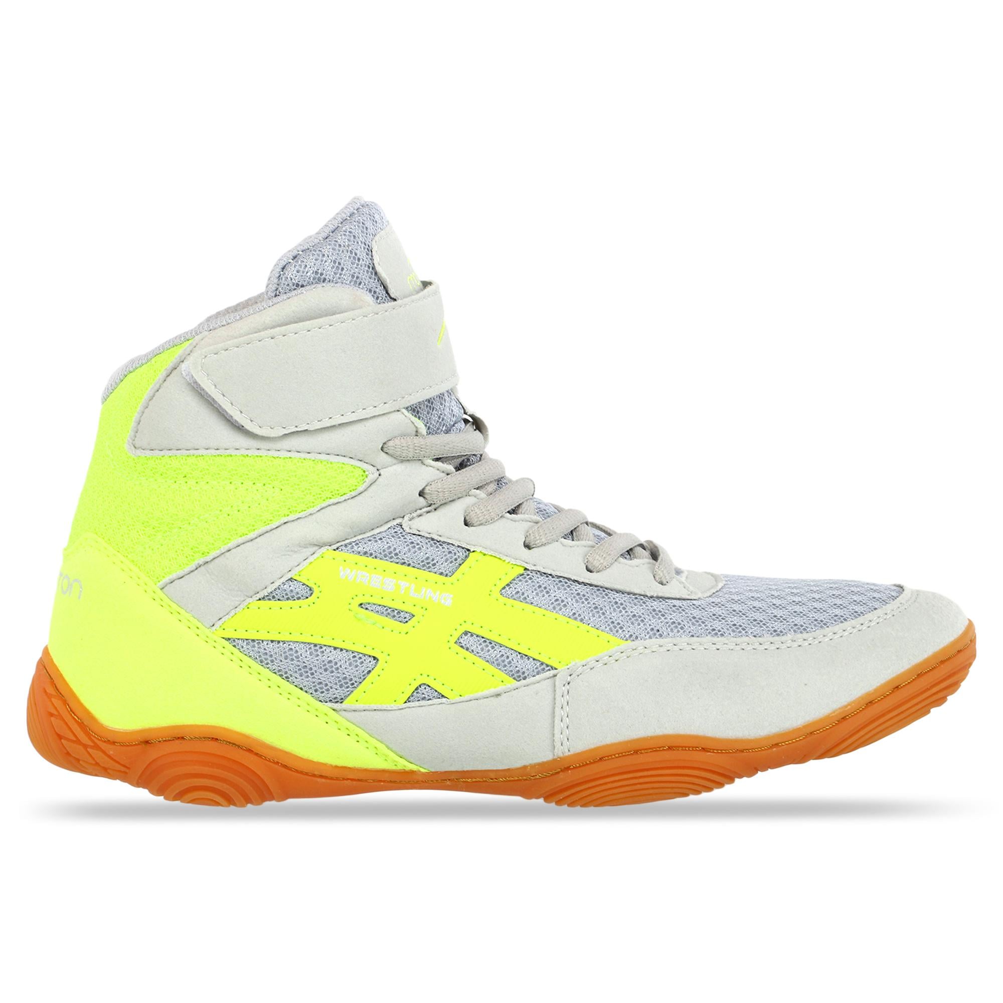 Борцовки для реслинга Maraton W-4010-3 р. 37 Серый/Лимонный (AM0002623)