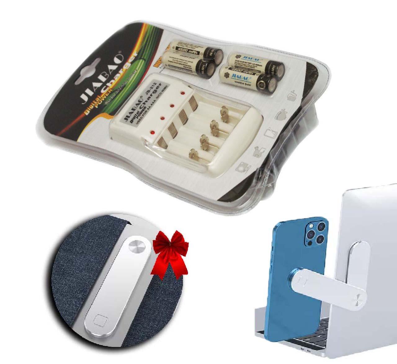 Зарядний пристрій з акумуляторами JDC АAА 4 шт. і тримач для телефону (id_97226) - фото 3 Зарядний пристрій з акумуляторами JDC АAА 4 шт. і тримач для телефону (id_97226) - фото 3