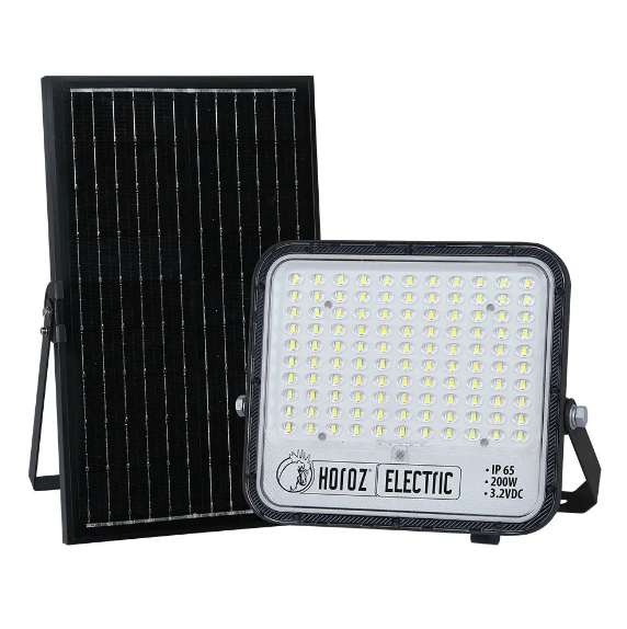 Прожектор світлодіодний Horoz TIGER PRO-200 200W 6400K із сонячною панеллю (26854798)