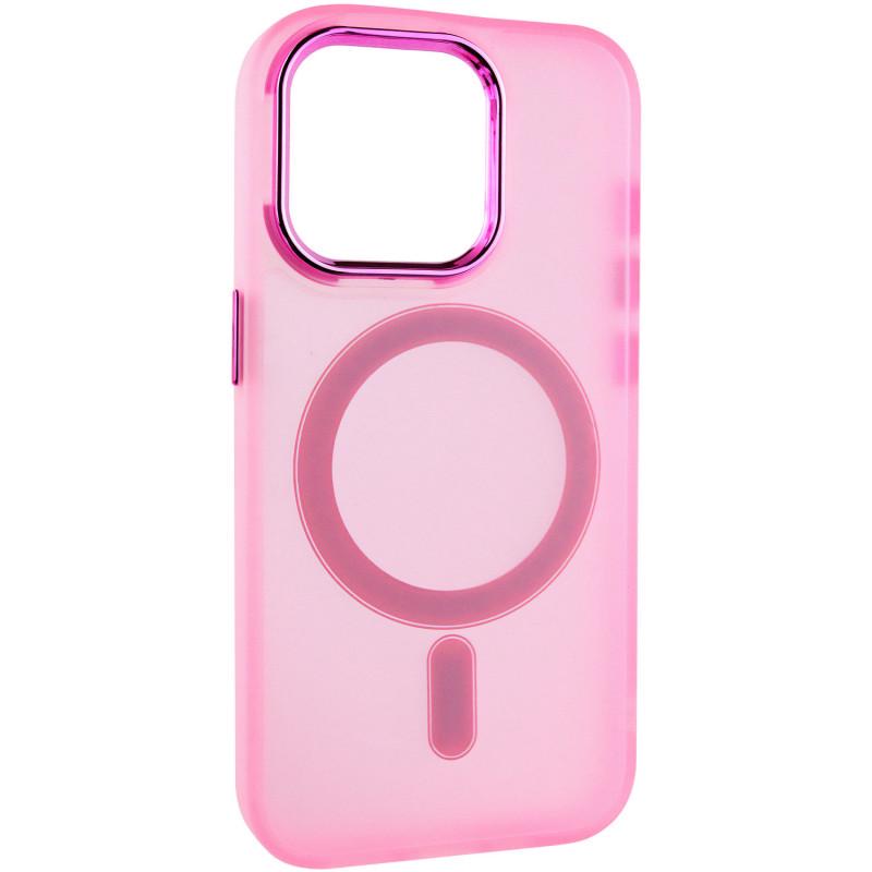 Протиударний Чохол TPU+PC Lily with MagSafe для Apple iPhone 12 Pro Max (6.7") Light Pink - фото 2