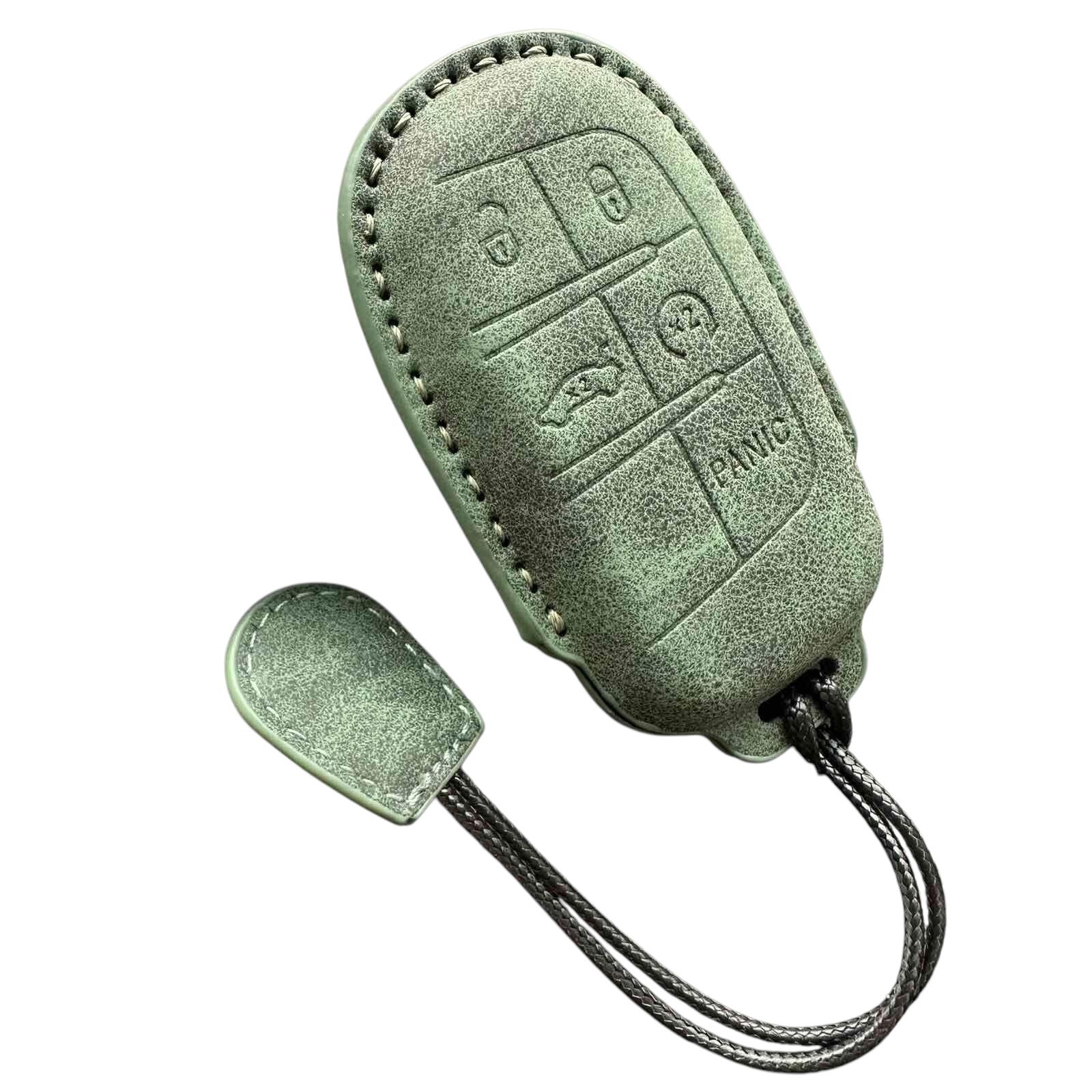 Чехол кожаный для ключа Jeep (jp1mfg)