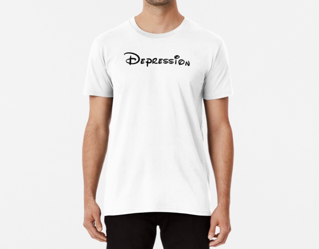 Футболка мужская Stedman с принтом Depression S Белый (ПН33-7) Футболка мужская Stedman с принтом Depression S Белый (ПН33-7)