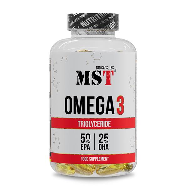 Омега спорта MST Nutrition Omega 3 Triglyceride 75% 180 капс. (000025154)