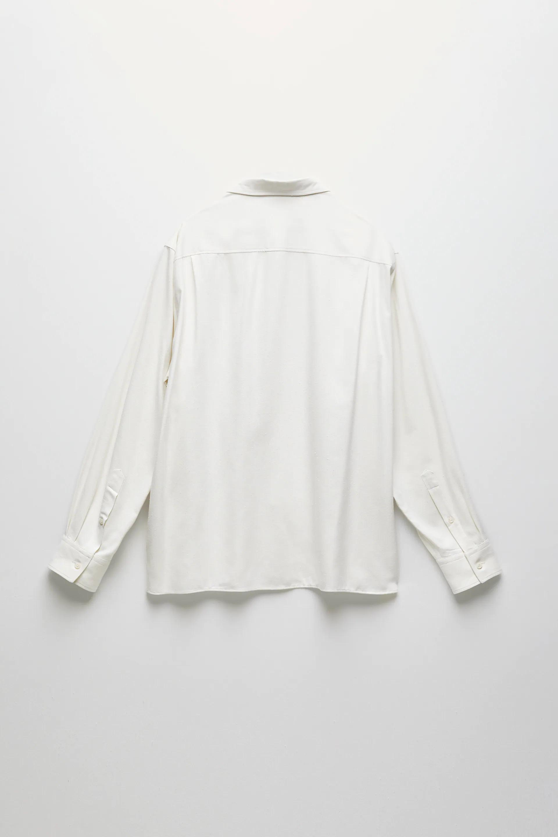Рубашка Zara L Белый (5674049251) - фото 4