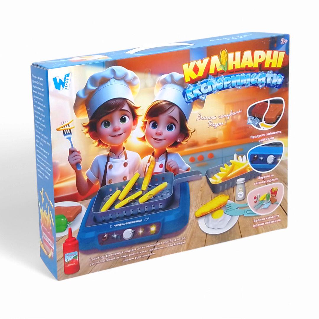 Игровой набор WToys Кулинарные эксперименты подсветка/звуковые эффекты/13 аксессуаров/продукты меняют цвет (41446)