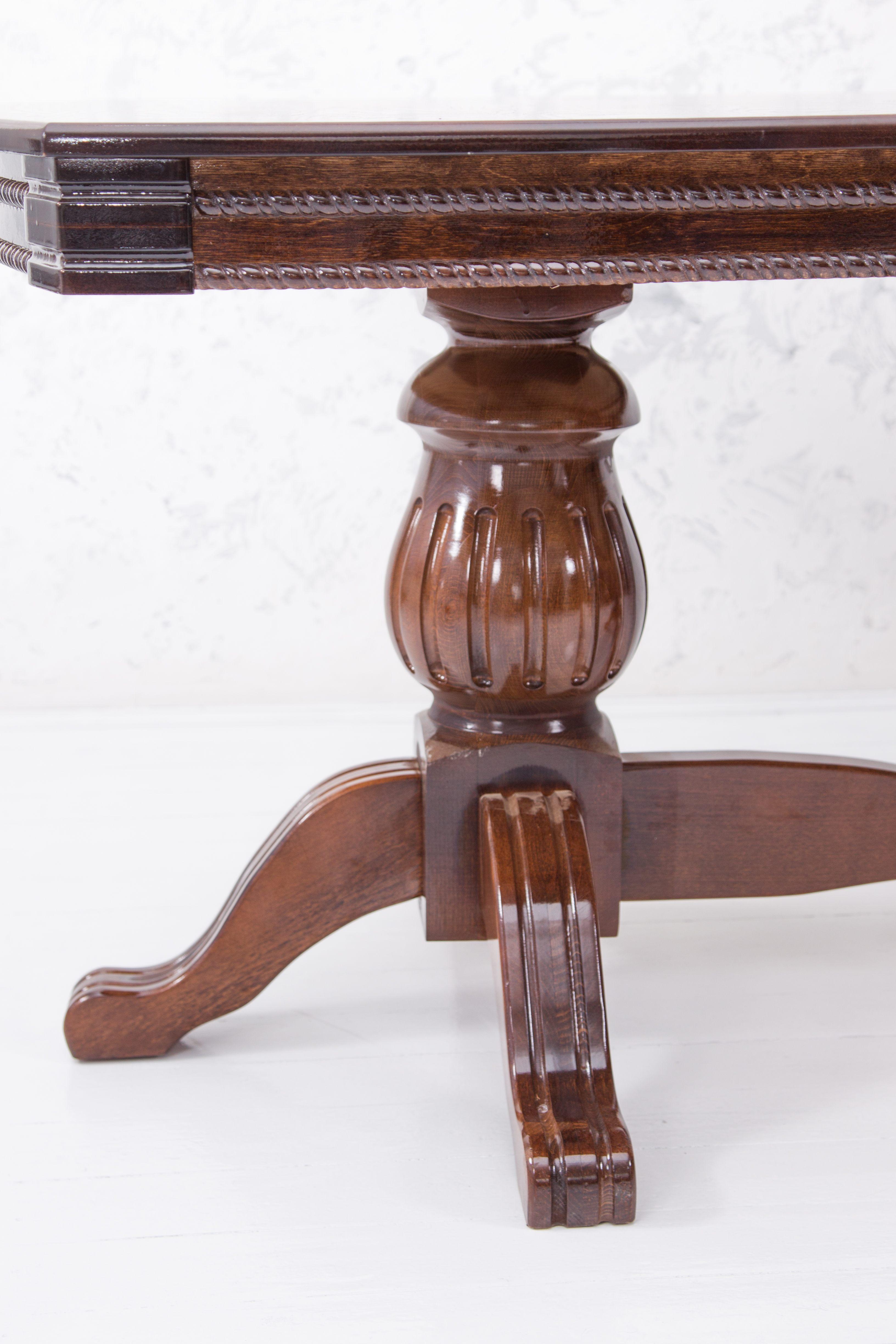 Обеденный стол-трансформер раскладной Comfort Line Цезарь Орех (CSRDN-241) - фото 6 Обеденный стол-трансформер раскладной Comfort Line Цезарь Орех (CSRDN-241) - фото 6