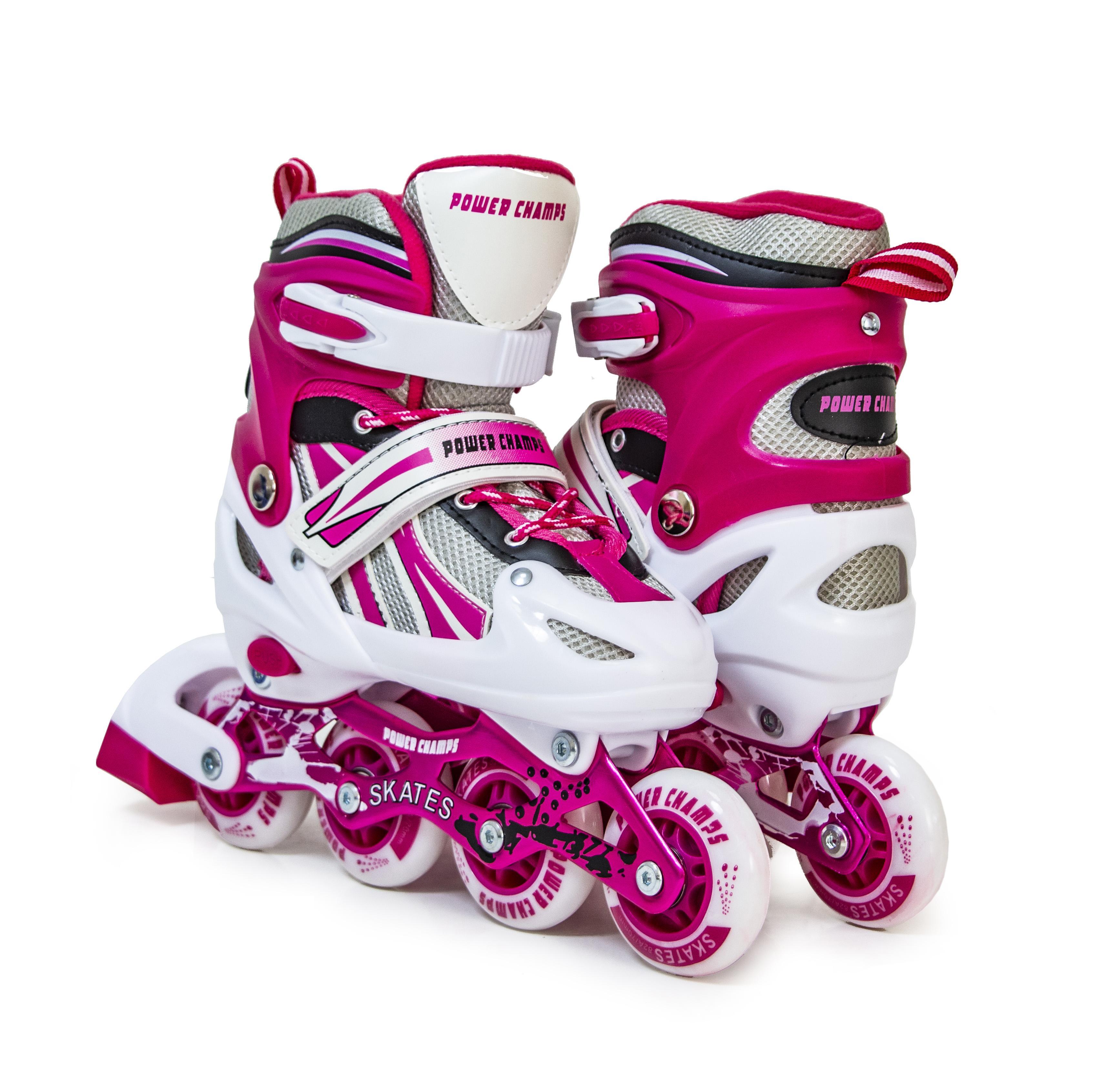 Ролики Power Champs размер 34-37 Pink