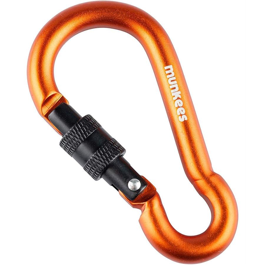 Карабин Munkees Pear with Screw Lock 8x80 мм Orange (3249) - фото 1