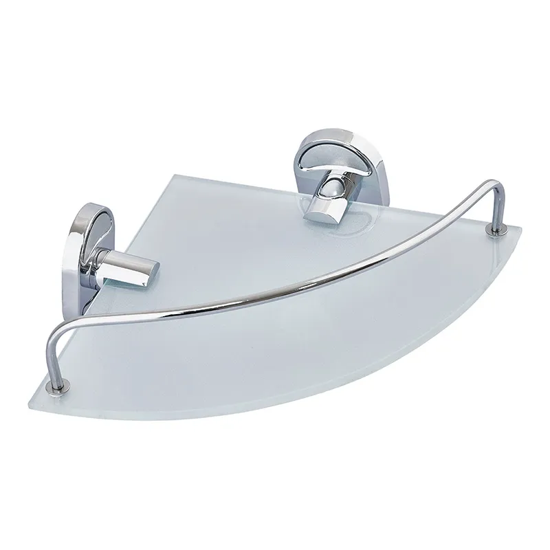 Полочка угловая Zerix AFB-0107-1 стеклянная - фото 2 Полочка угловая Zerix AFB-0107-1 стеклянная - фото 2