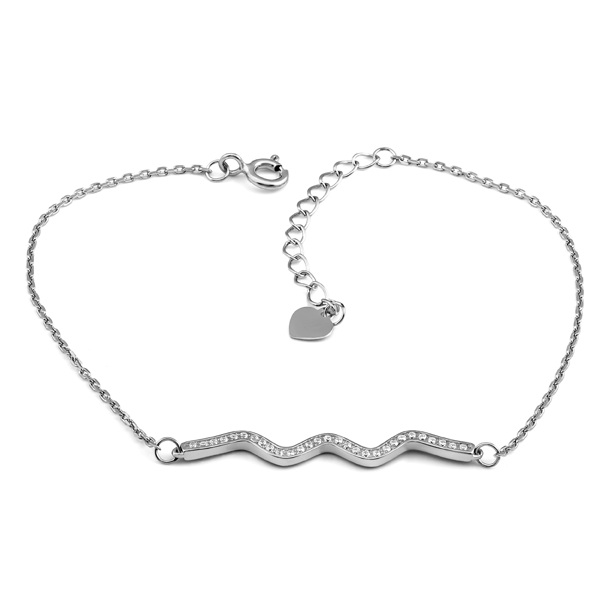 Браслет серебряный Змейка